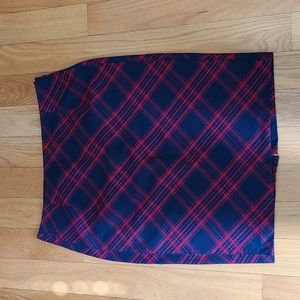 Old Navy - Ladies Stretch Plaid Skirt - Size 12